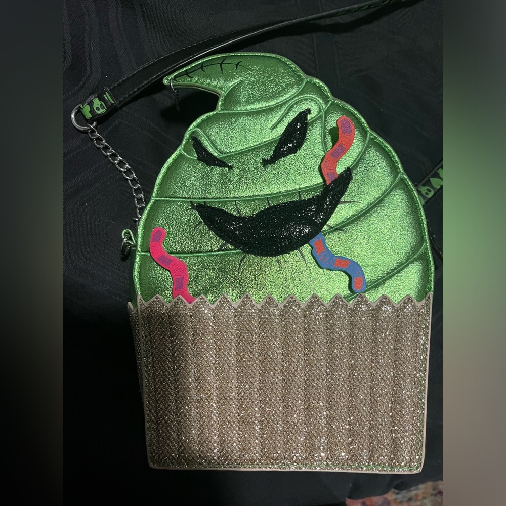 Disney x Danielle Nicole Oogie Boogie cupcake crossbody- missing spider charm